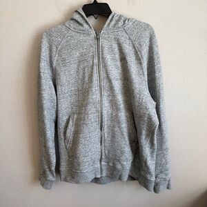 Men’s L Gray Fabletics Athletic Casual Sporty Basic Long Sleeve Jacket